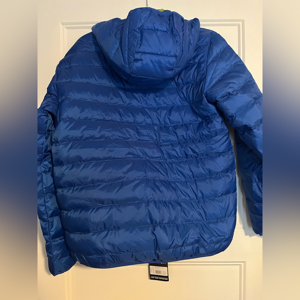 Eddie Bauer Boys XL (16) Reversible Down Coat - Picture 3 of 16